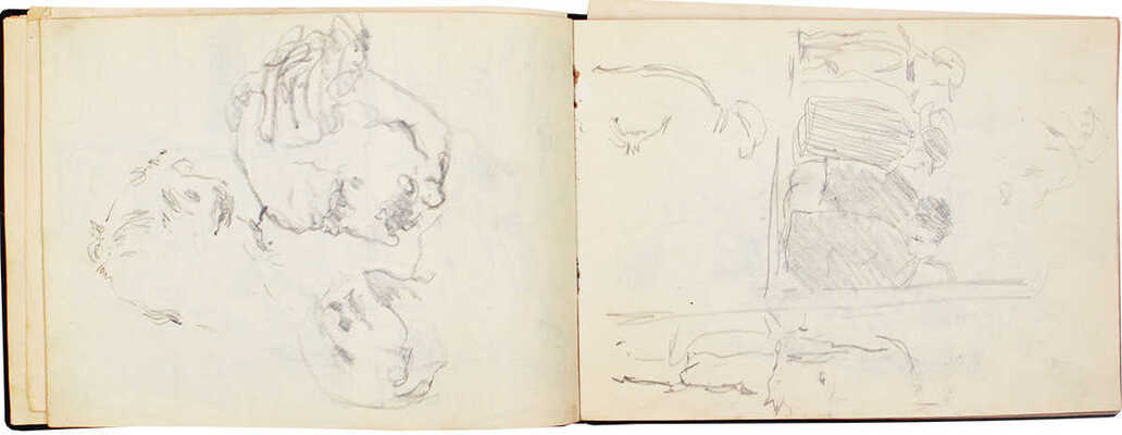 Рыбченков Борис Фёдорович. Альбом с рисунками на 45 листах 